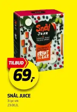 Bunnpris SNÅL JUICE tilbud