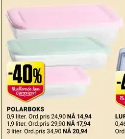 Europris POLARBOKS tilbud