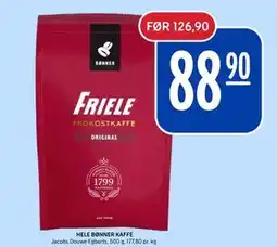 Rema 1000 HELE BØNNER KAFFE tilbud