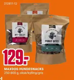 Europris MAXDOG HUNDESNACKS tilbud