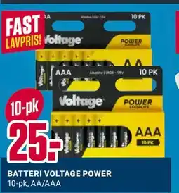 Europris BATTERI VOLTAGE POWER tilbud