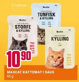 Europris MAXCAT KATTEMAT I SAUS tilbud