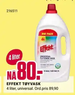 Europris EFFEKT TØYVASK tilbud