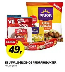 Bunnpris ET UTVALG GILDE- OG PRIORPRODUKTER tilbud
