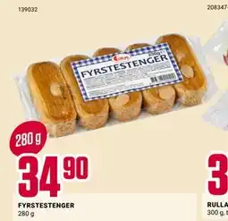 Europris FYRSTESTENGER tilbud