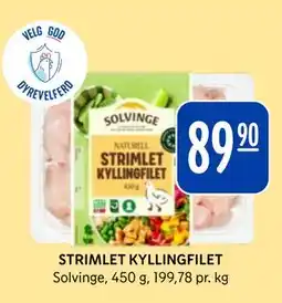 Rema 1000 STRIMLET KYLLINGFILET tilbud