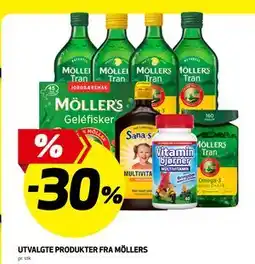 Bunnpris UTVALGTE PRODUKTER FRA MÖLLERS tilbud