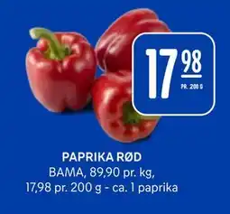 Rema 1000 PAPRIKA RØD tilbud
