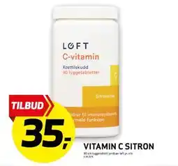 Bunnpris VITAMIN C SITRON tilbud