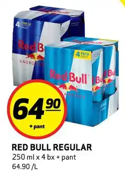 Bunnpris RED BULL REGULAR tilbud
