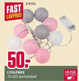 Europris LYSLENKE tilbud