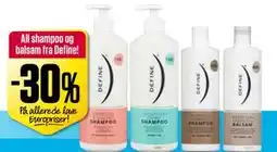 Europris All shampoo og balsam fra Define! tilbud