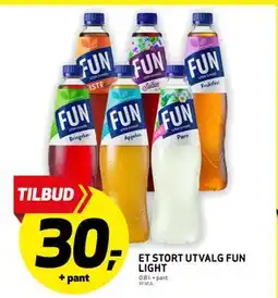 Bunnpris ET STORT UTVALG FUN LIGHT tilbud