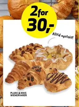Bunnpris PLUKK & MIKS WIENERVARER tilbud