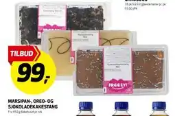 Bunnpris MARSIPAN-, OREO- OG SJOKOLADEKAKESTANG tilbud