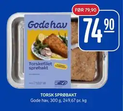 Rema 1000 TORSK SPRØBAKT tilbud