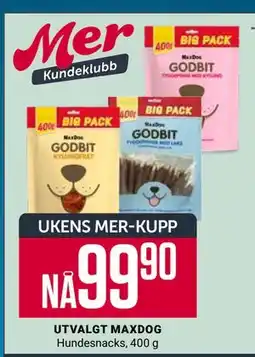 Europris UTVALGT MAXDOG, App-pris tilbud