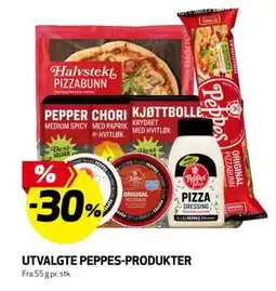 Bunnpris UTVALGTE PEPPES-PRODUKTER tilbud