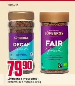 Europris LÖFBERGS FRYSETØRRET tilbud