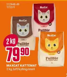 Europris MAXCAT KATTEMAT tilbud