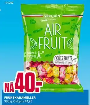 Europris FRUKTKARAMELLER tilbud