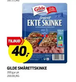 Bunnpris GILDE SMÅRETTSKINKE tilbud