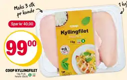 Coop Extra Coop kyllingfilet tilbud