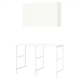 IKEA Enhet Oppbevaringskombinasjon, hvit, 139x63.5x90.5 cm tilbud