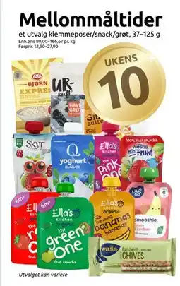 Joker Mellommåltider tilbud