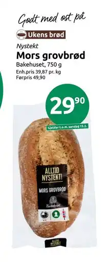 Joker Mors grovbrød tilbud