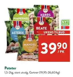 Jacobs Poteter tilbud