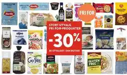 Jacobs STORT UTVALG FRI FOR-PRODUKTER tilbud