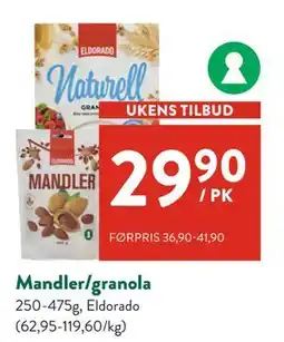Jacobs Mandler/granola tilbud