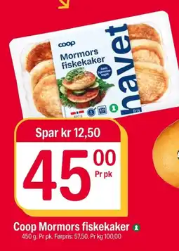 Coop Extra COOP Mormors fiskekaker tilbud
