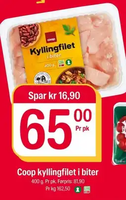 Coop Extra COOP Kyllingfilet i biter tilbud
