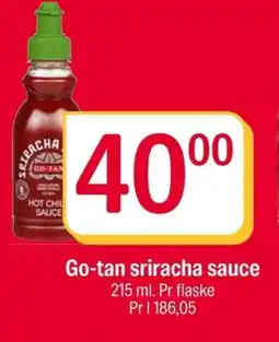 Coop Extra Go-tan sriracha sauce tilbud