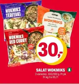 Coop Extra Salat wokmiks tilbud