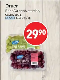 Nærbutikken Druer tilbud