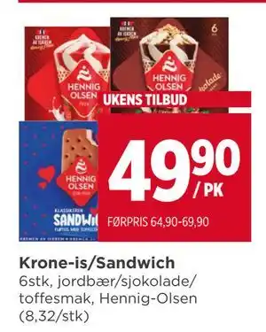 Krone-is/Sandwich