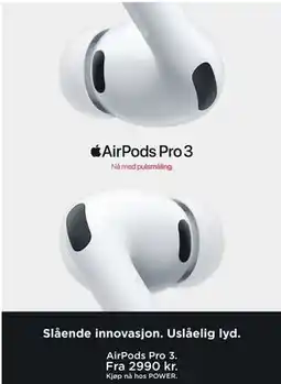 POWER AirPods Pro 3 tilbud