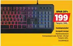 POWER Gamingtastatur tilbud