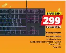 POWER Gamingtastatur tilbud