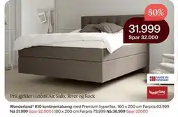 Møbelringen Wonderland K10 kontinentalseng tilbud
