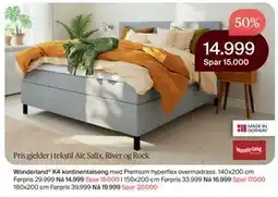 Møbelringen Wonderland K4 kontinentalseng tilbud