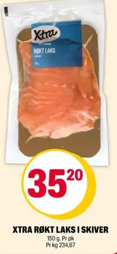 Coop Extra XTRA Røkt laks i skiver tilbud