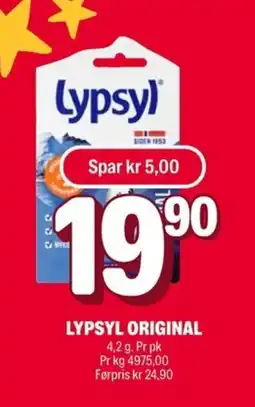 Coop Extra LYPSYL Original tilbud