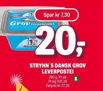 Coop Extra STRYHN'S Dansk grov leverpostei tilbud