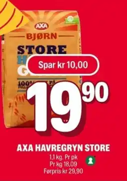Coop Extra AXA Havregryn store tilbud