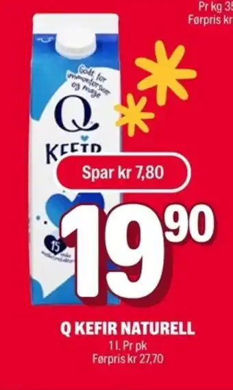 Coop Extra Q Kefir naturell tilbud