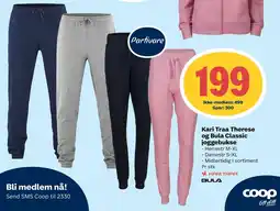 Coop Extra Kari traa therese og bula classic joggebukse tilbud